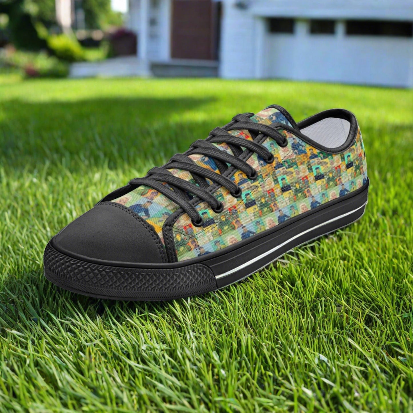 Celtic Green Emerald Custom Bold Art - Freaky Shoes | Custom Art Sneakers
