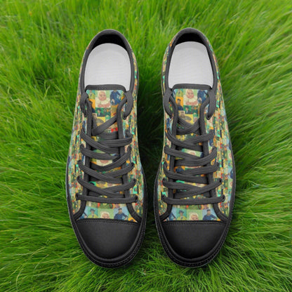 Celtic Green Emerald Custom Bold Art - Freaky Shoes | Custom Art Sneakers