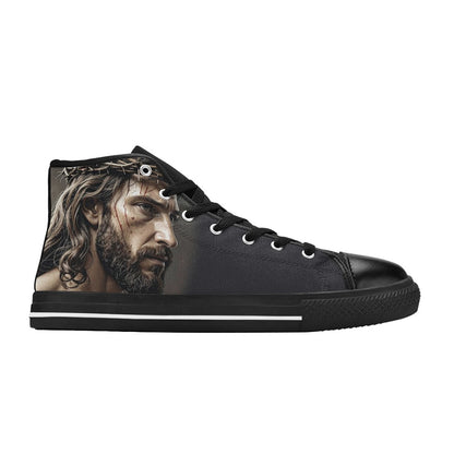 MEN'S Jesus_Ht_01 Men’S High Top Canvas Dreamcore Custom Shoes