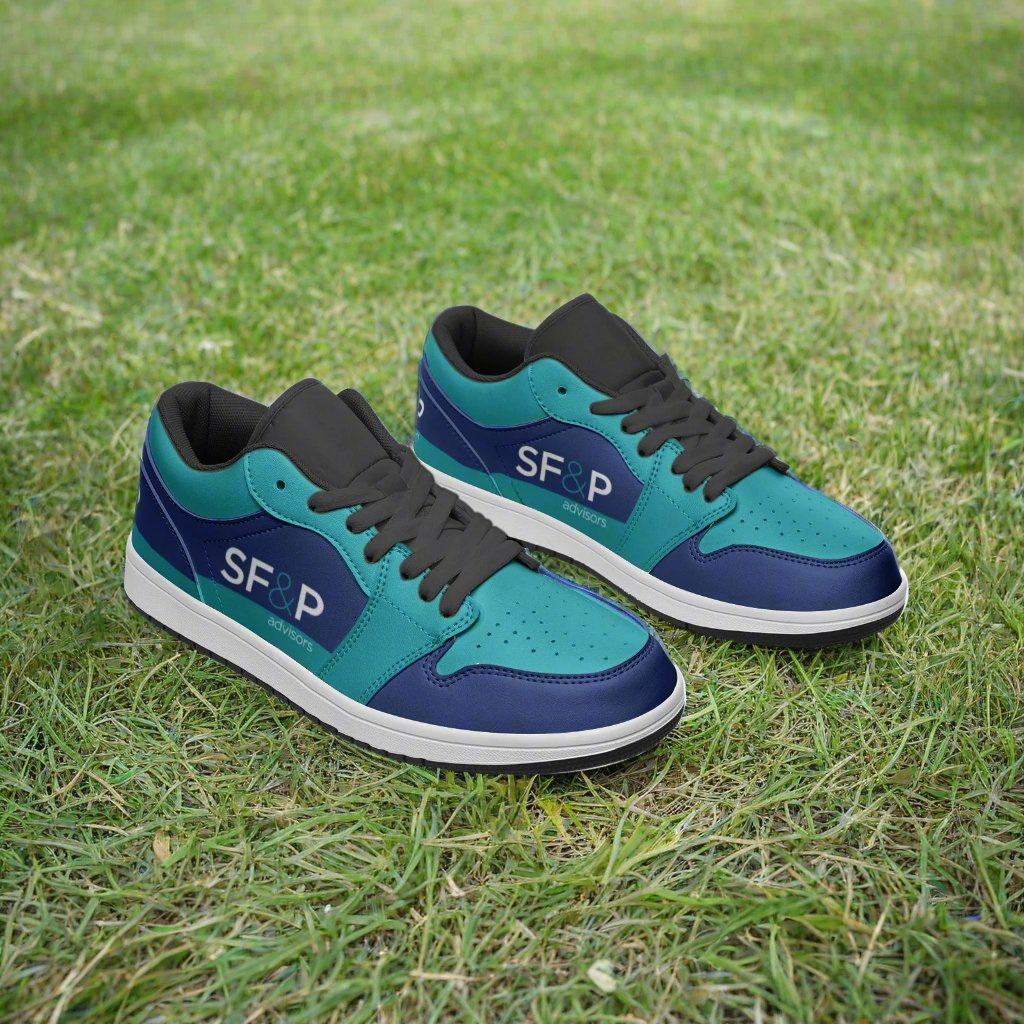 Dragon Purple Teal Custom Bold Art - Freaky Shoes