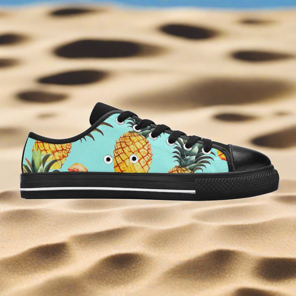Peacock Silver Blue Vivid MEN Bold Art - Freaky Shoes | Custom Art Sneakers