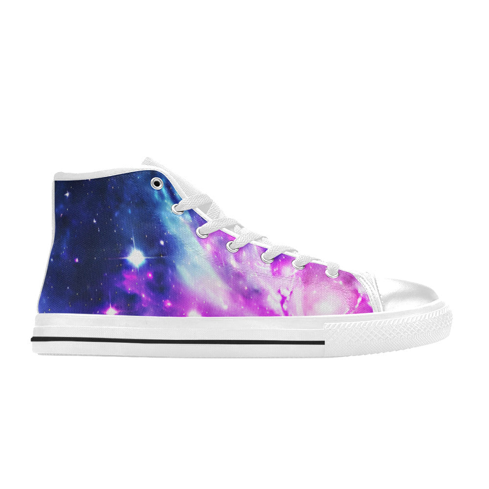 MEN'S Cc Galaxy Art Out High Top Canvas Cottagecore Sneakers