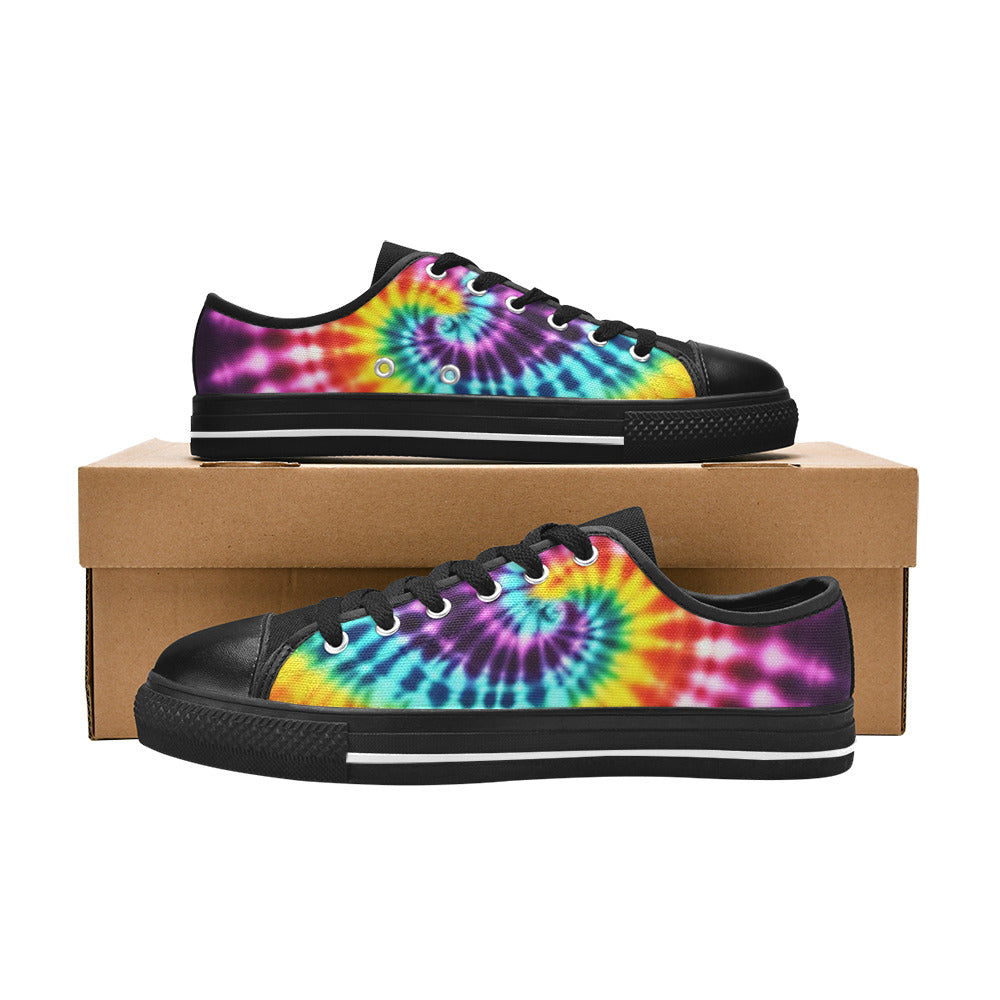 MEN'S Cc Tie Dye Art Canvas Dreamcore Custom Sneakers