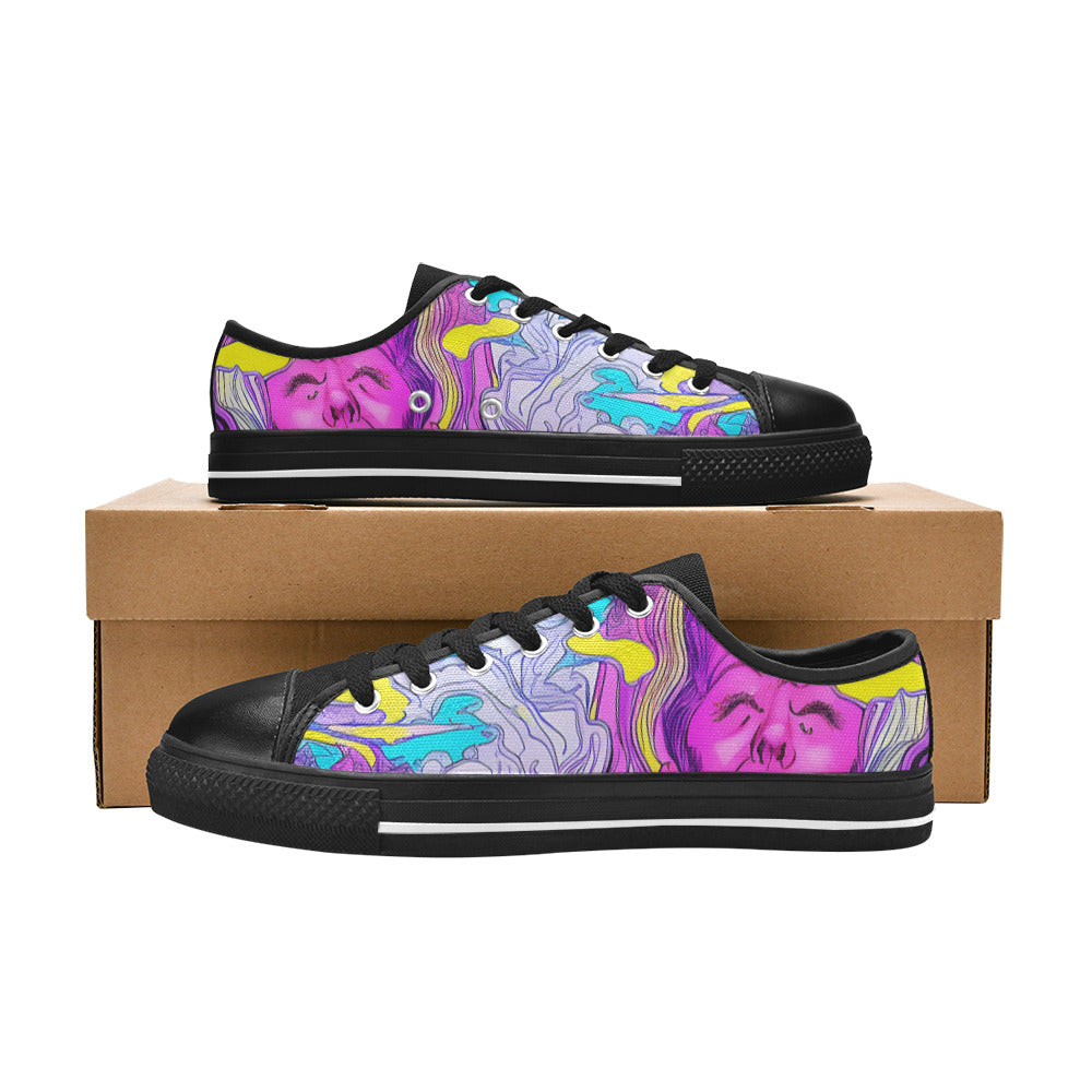 MEN'S Trip Art Canvas Wallpaper Art Shoes