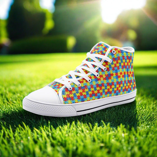 Viking Green Emerald Wearable Bold Art - Freaky Shoes | Custom Art Sneakers