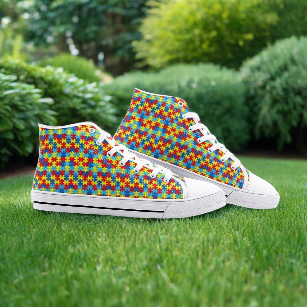 Viking Green Emerald Wearable Bold Art - Freaky Shoes | Custom Art Sneakers