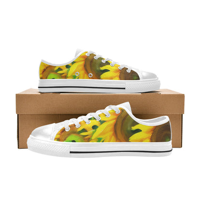 MEN'S Sunflowers Art Canvas Y2K Shoes