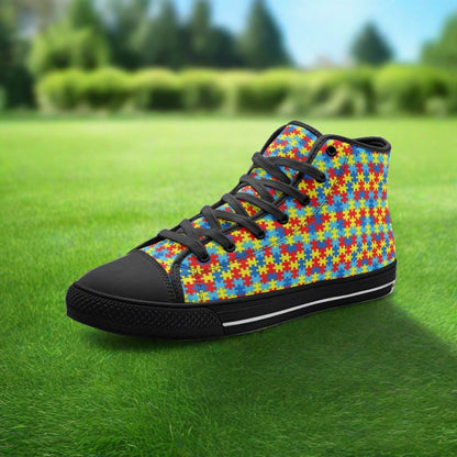 Viking Green Emerald Wearable Bold Art - Freaky Shoes | Custom Art Sneakers