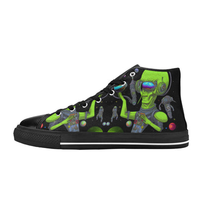 MEN'S Cc Hipster Alien Space High Top Canvas Cottagecore Sneakers