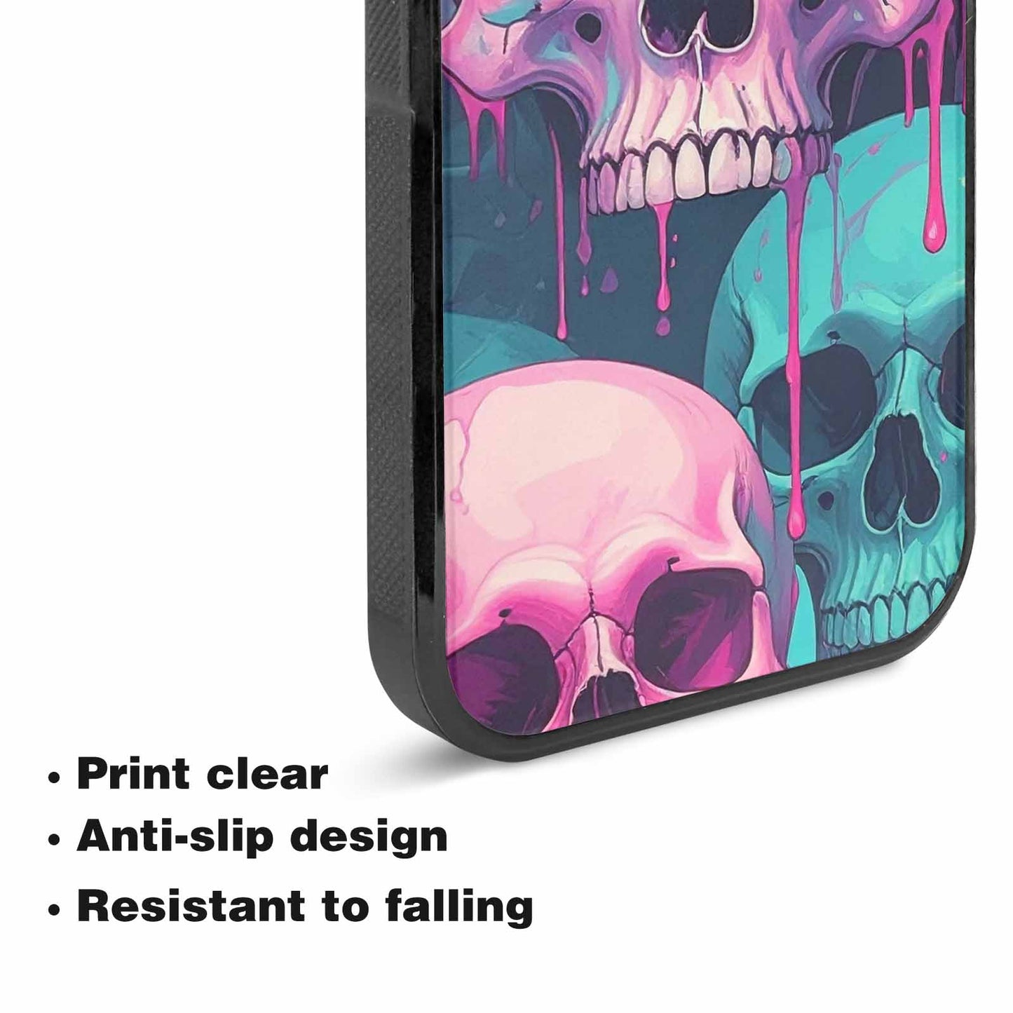 iPhone 15 Plus Case — Thousands Of Skulls Custom, Custom Art Phone Cover