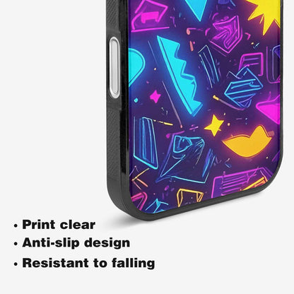 iPhone 16 Plus Case — 80s Retro Motif 80s Retro Motifs, Custom Art Phone Cover