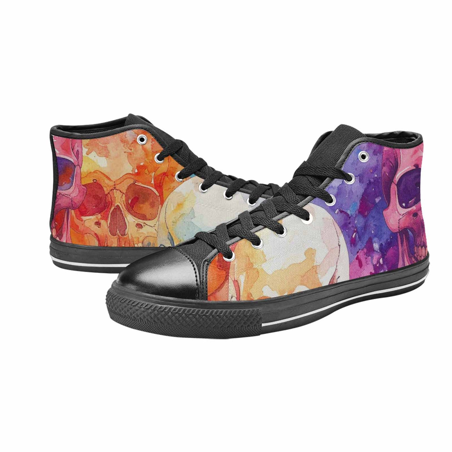 MEN'S Kulls - Watercolor High Top Canvas Aesthetic Shoes