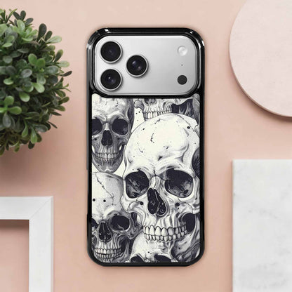 iPhone 17 Pro Max Case — Skull Dark Art Gothic Print Gothic, Custom Phone Case