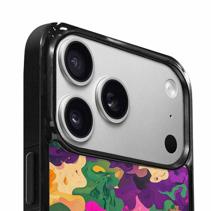 iPhone 17 Pro Case — Small Military Camouflage Blotch Pattern Camo, Unique Phone Case Design