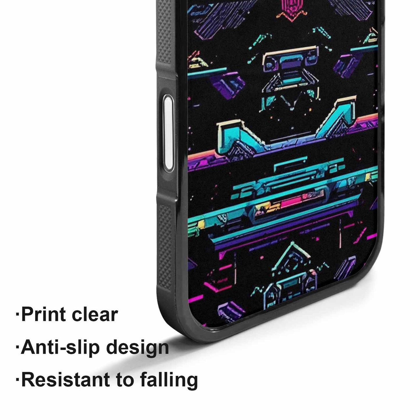iPhone 17 Case — Retro Pixel Art Pattern, Retro Vintage, Custom Made Phone Cover