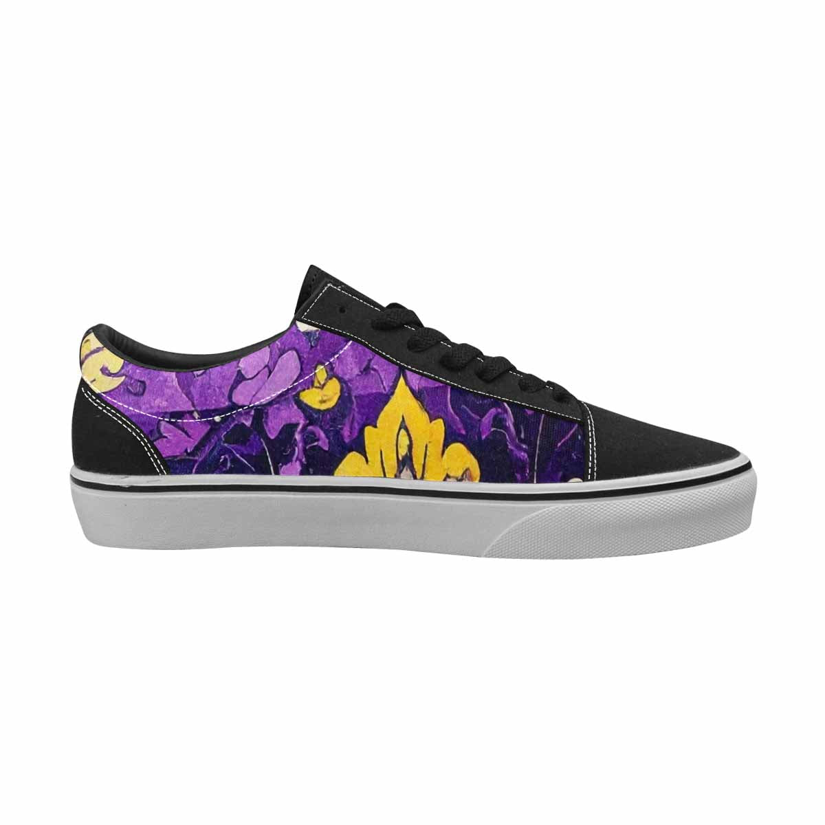 MEN'S Nonbinary Flag Color Canvas Lace-Up Aesthetic Shoes