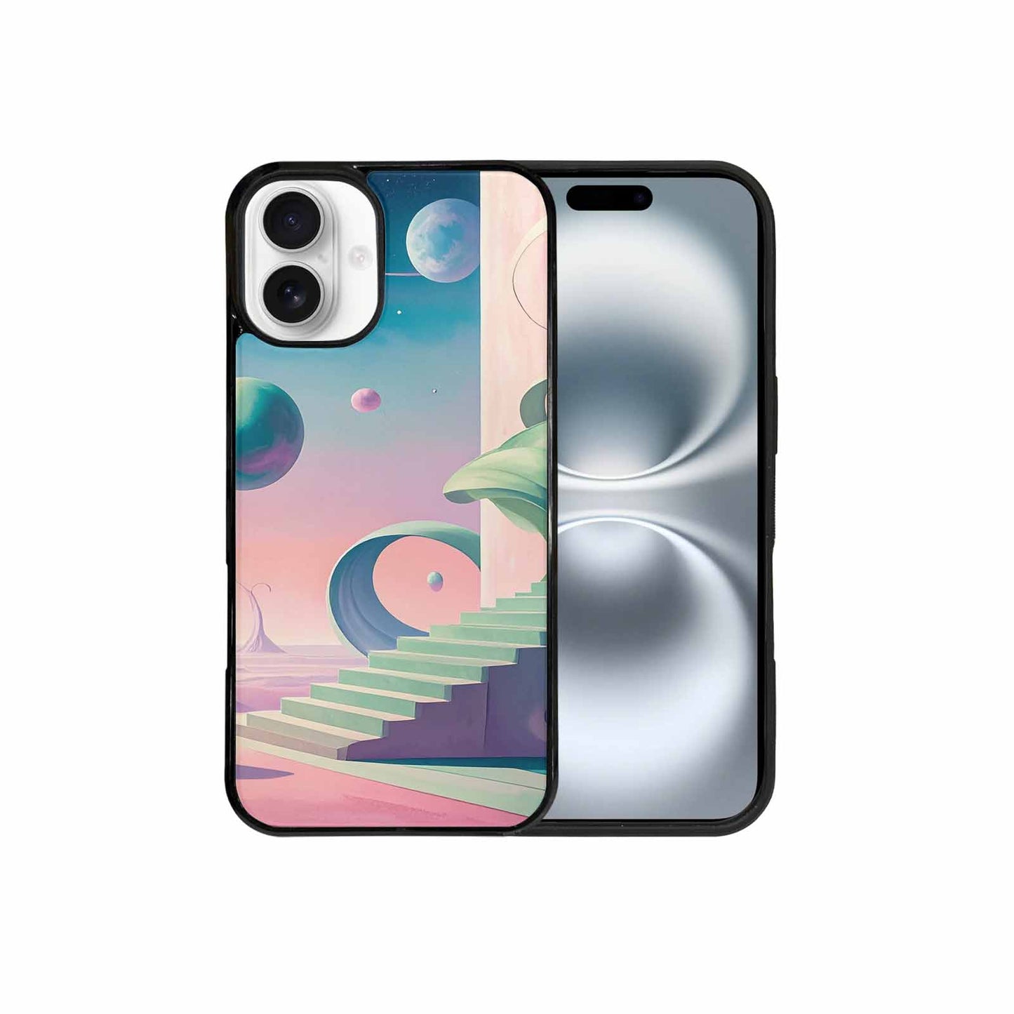 iPhone 16 Plus Case — 1930s European Surrealist Art Style Dreamlike, Unique Phone Case Design