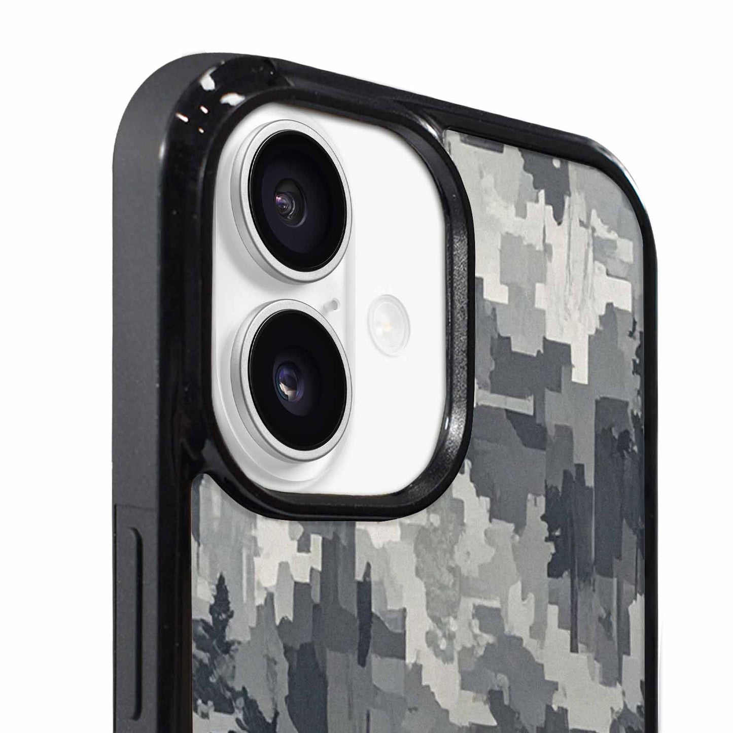 iPhone 17 Case — Small Military Camouflage Blotch Camo, Personalized Phone Case