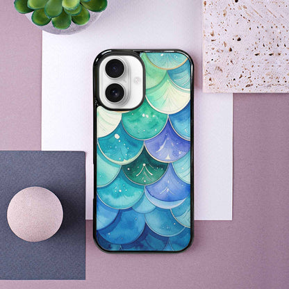 iPhone 16 Case — Mermaid Scale, Unique Phone Case Design