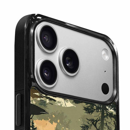 iPhone 17 Pro Case — Hunting Camouflage Pattern With Deer Camo, Unique Phone Case Design