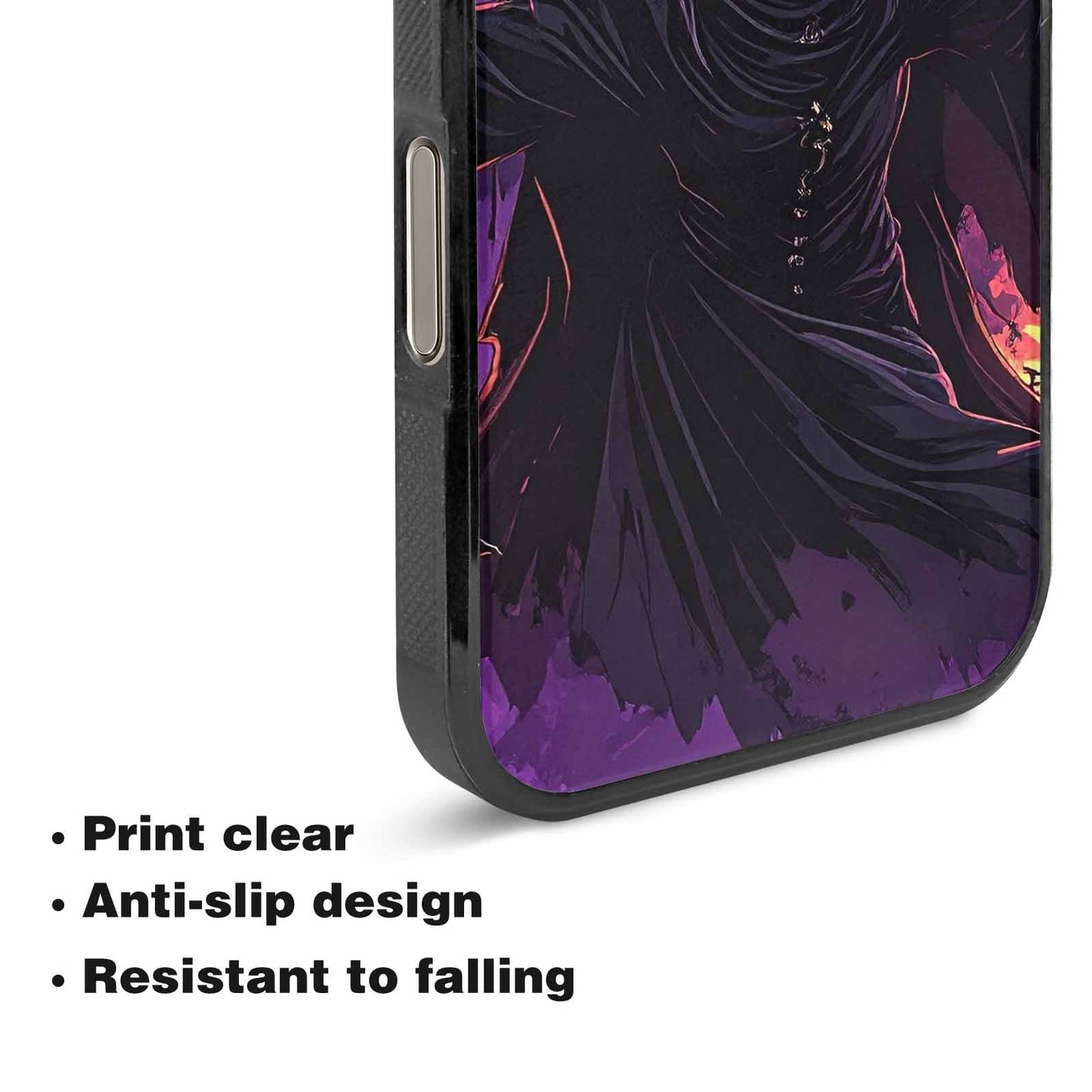iPhone 16 Pro Max Case — Scary Horror Halloween Art Print Edge, Personalized Phone Case