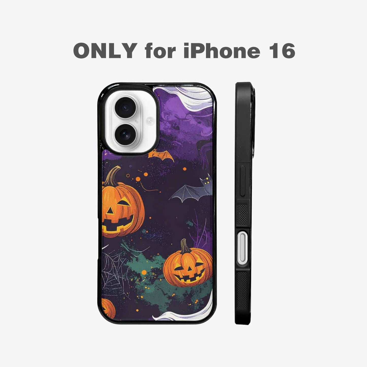 iPhone 16 Case — Halloween Art Print Edge To Edge, Original Design Phone Case