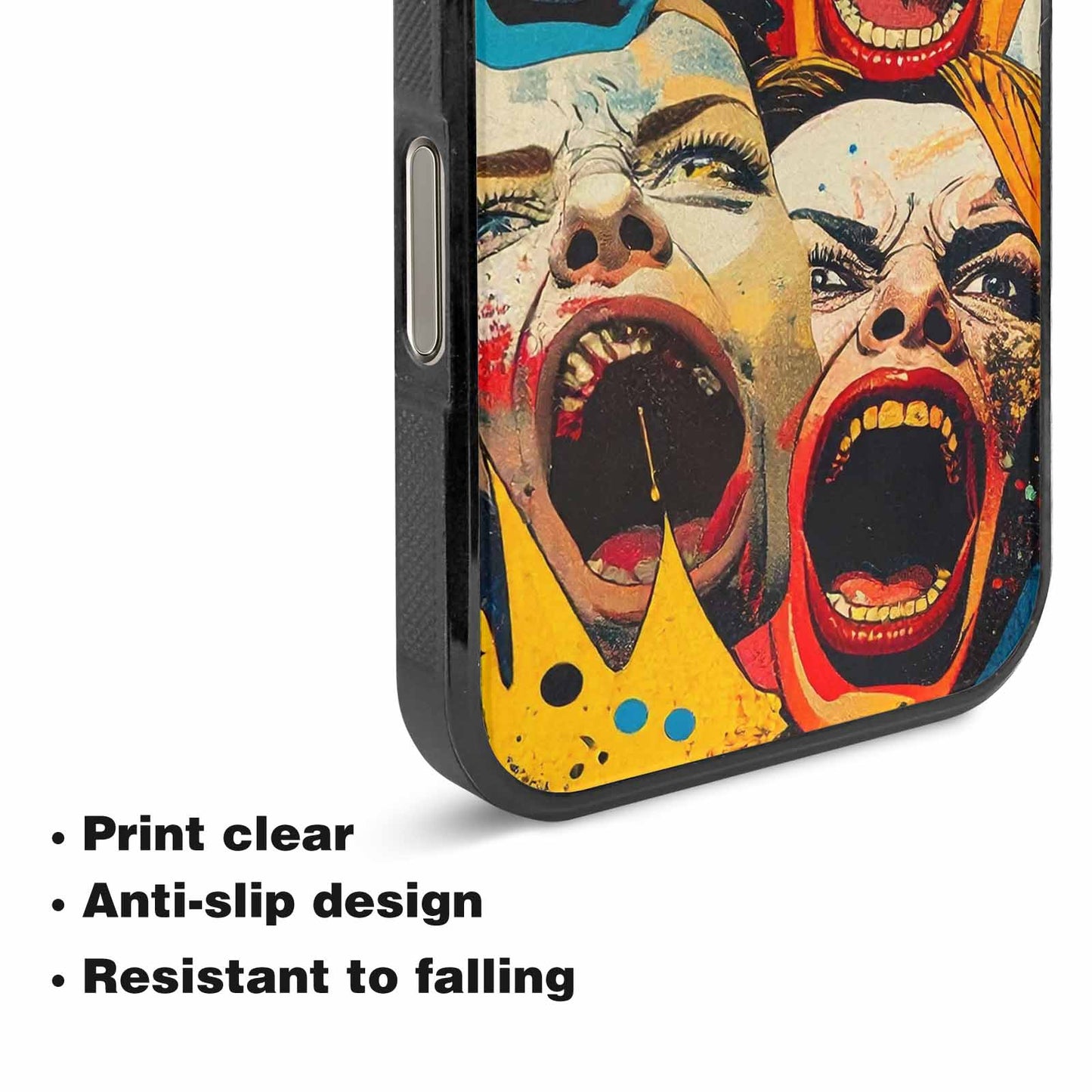 iPhone 16 Pro Max Case — Comic Book Scream Comic Book Scream, Custom Printed Phone Case