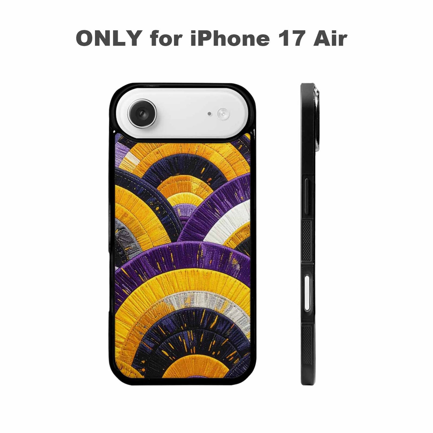 iPhone 17 Air Case — Vivid Camo Nonbinary Pride Camo, Custom Designed Case Cover