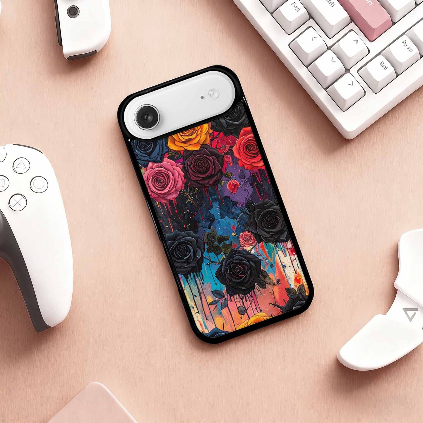 iPhone 17 Air Case — Gothic Rose Gothic Roses Pattern Gothic, Customized Protective Case
