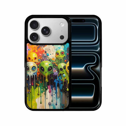 iPhone 17 Pro Case — Aliens Camomelting Aliens Patt Q9t Alien, Custom Print Case Cover