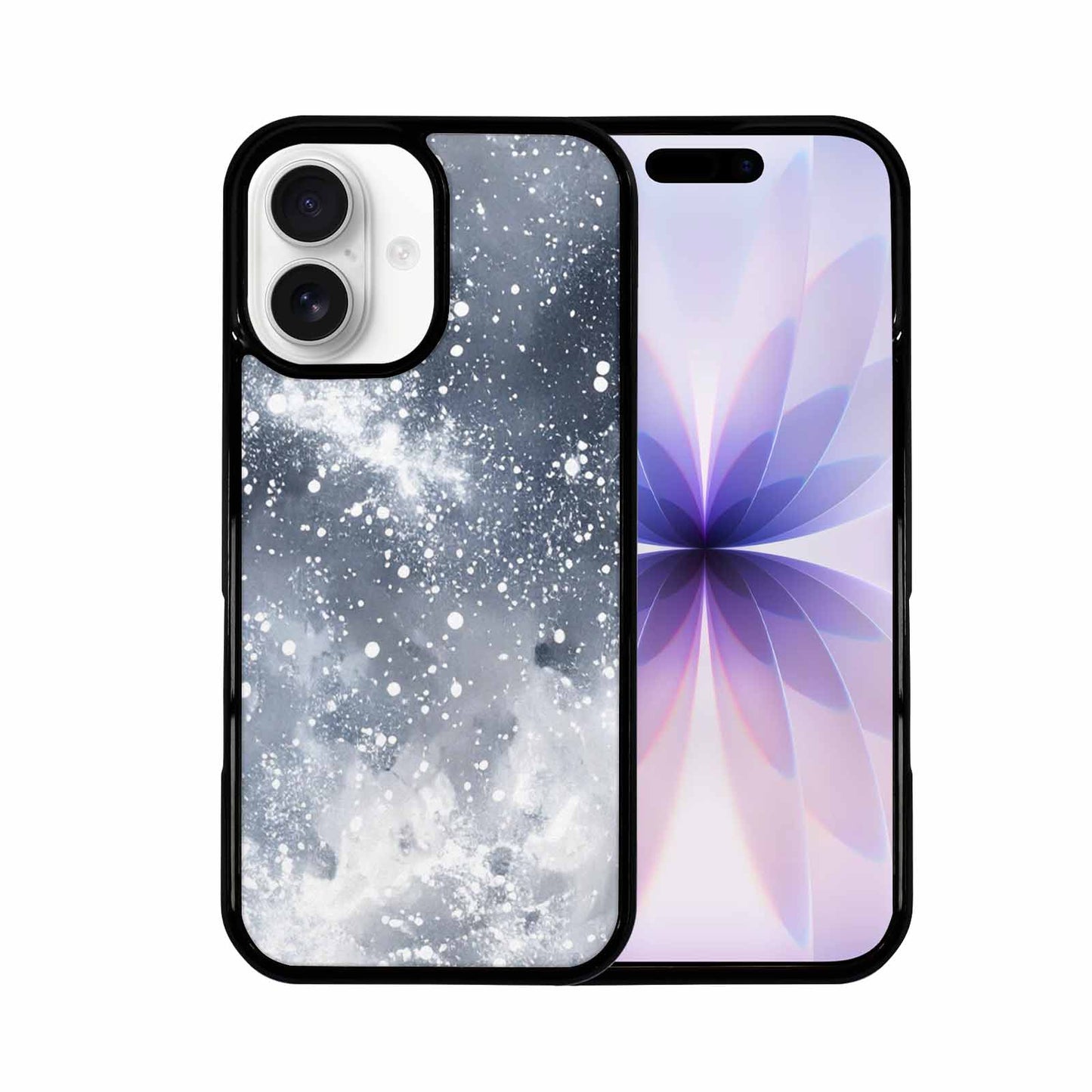 iPhone 17 Case — Galaxy Art Silver White Galaxy Space, Original Design Phone Case