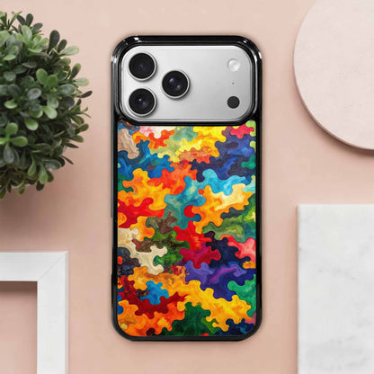 iPhone 17 Pro Max Case — Camo Patches Full Color Camo, Original Design Phone Case