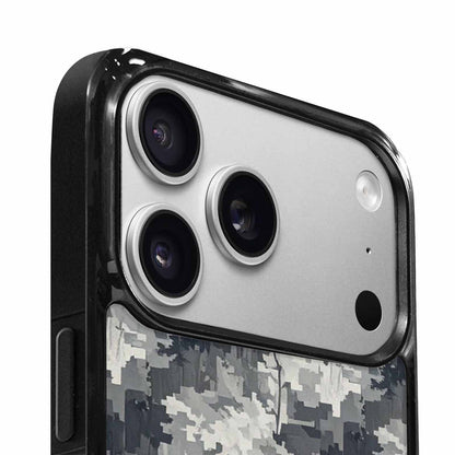 iPhone 17 Pro Case — Small Military Camouflage Blotch Pattern Camo, Customized Protective Case