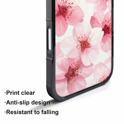 iPhone 17 Pro Case — Japanese Cherry Blossom Pattern Sakura Floral, Custom Phone Case