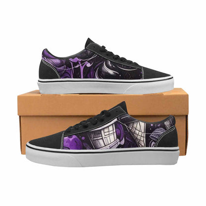 WOMEN'S Ice Cream Motif Lace-Up Canvas Dreamcore Custom Shoes