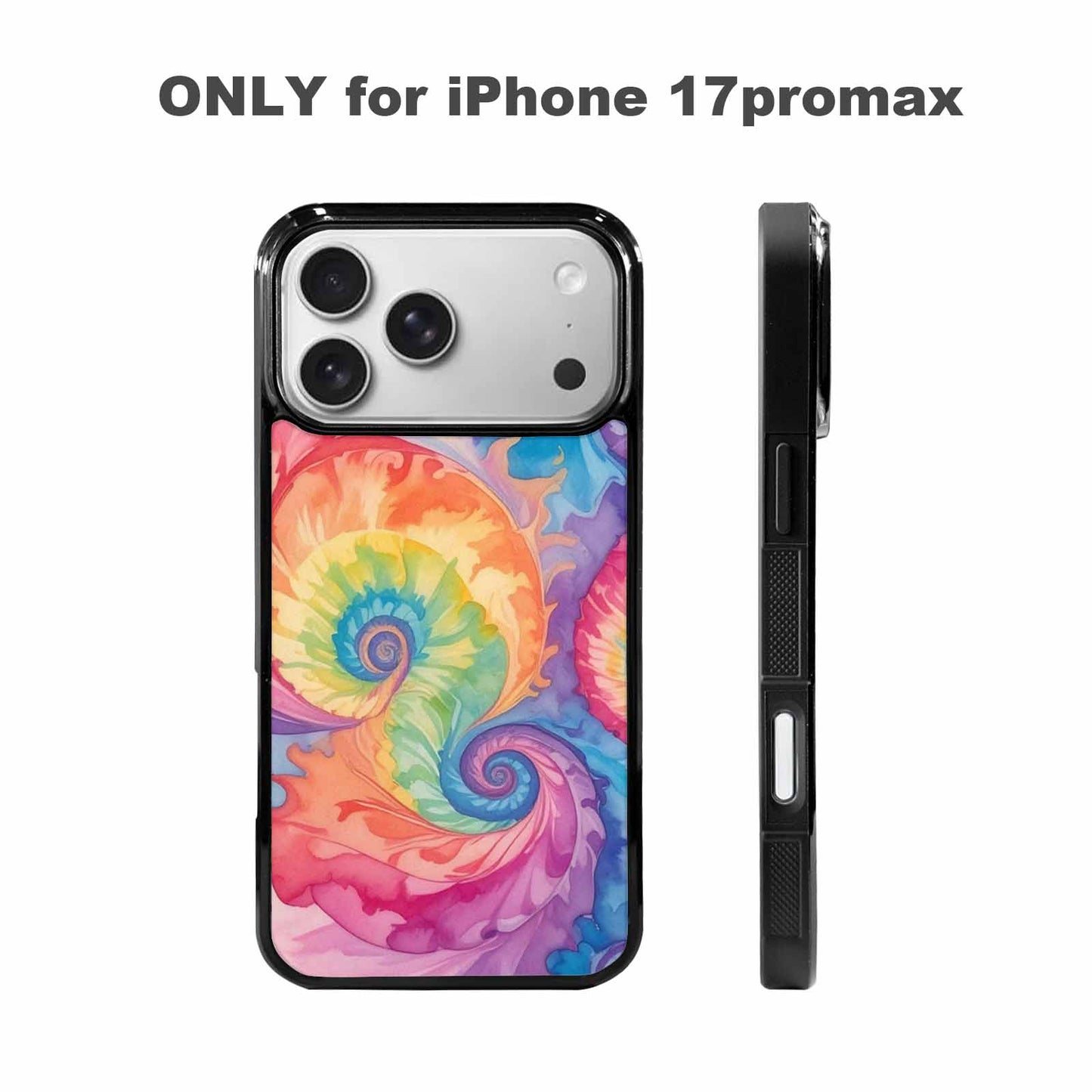 iPhone 17 Pro Max Case — Tie Dye Swirls Tie Dye, Custom Art Phone Cover