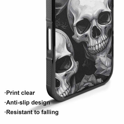 iPhone 17 Case — Skull Dark Art Gothic Print Gothic, Custom Phone Case