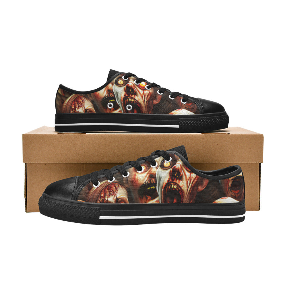 MEN'S Monsters 2 Canvas Wallpaper Art Sneakers