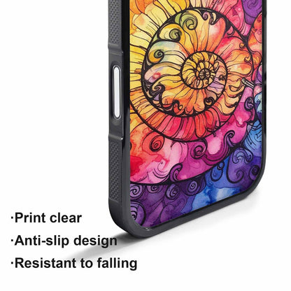 iPhone 17 Pro Max Case — Tie Dye Swirls (black Tie Dye, Custom Designed Case Cover