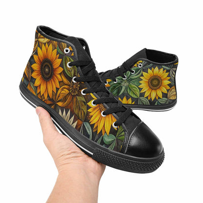 WOMEN'S Blend Melt Them High Top Canvas Surreal Custom Shoes