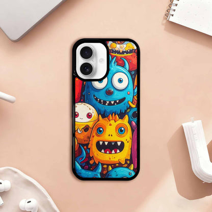 iPhone 17 Case — Small Cartoon Monster Character Cartoon Cute, Custom Phone Case