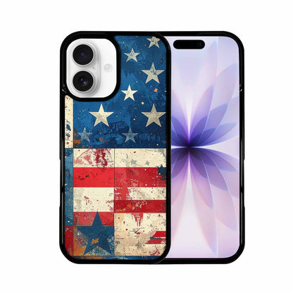 iPhone 17 Case — Small American Flag Stars Galaxy Space, Custom Designed Case Cover