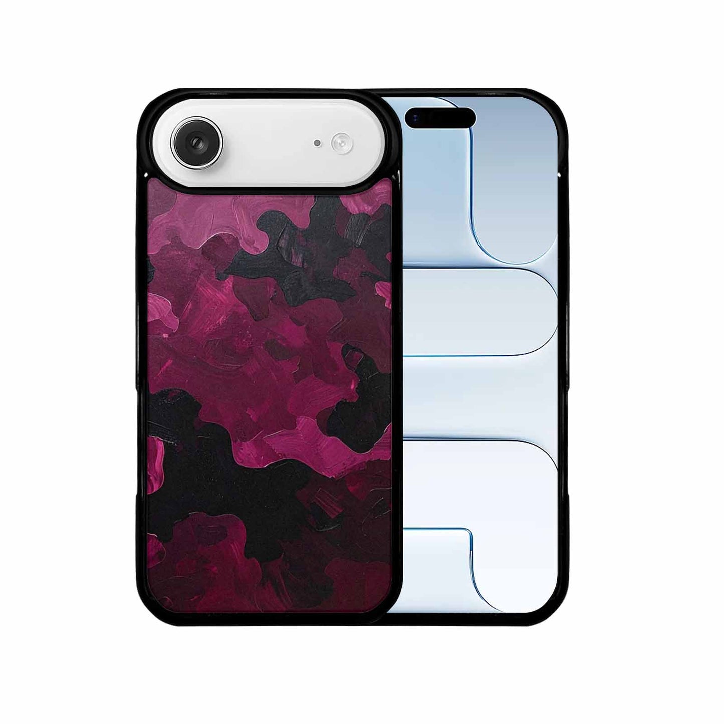 iPhone 17 Air Case — Seamless Repeating Pattern Of Overlapping Camo, Custom Phone Case