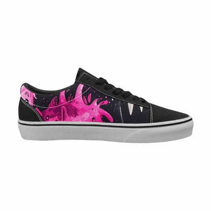 WOMEN'S Monsters (general) Lace-Up Canvas Vibrant Chaos Sneakers