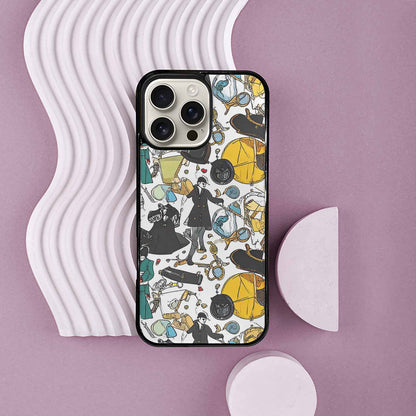 iPhone 16 Pro Max Case — Noir Spy Silhouette Pen Ink Noir, Custom Phone Case