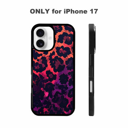 iPhone 17 Case — Leopard Print Dark Seamless Animal Print, Custom Designed Case Cover