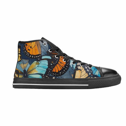 MEN'S Butterfly Wing High Top Canvas Dark Academia Sneakers