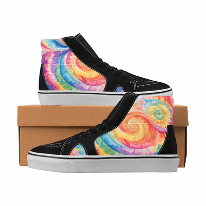 MEN'S Tie Dye High Top Canvas Artist-designed Dreamcore Shoes