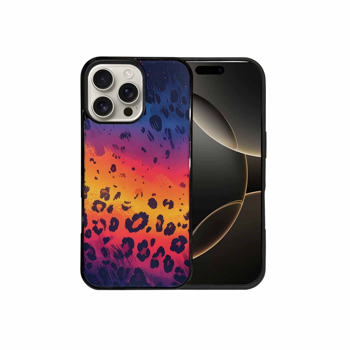 iPhone 16 Pro Max Case — Leopard Print Gradient, Custom Printed Phone Case
