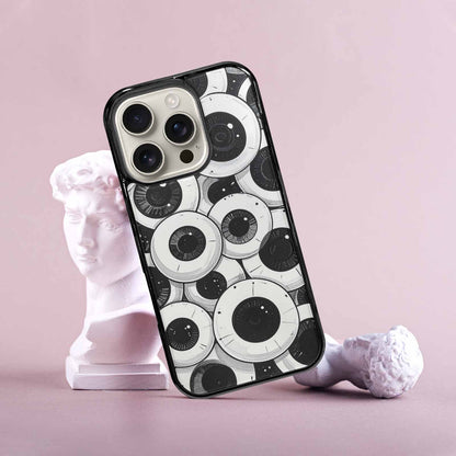 iPhone 16 Pro Case — Googly Cartoon Eyeballs Custom, Custom Made Phone Cover